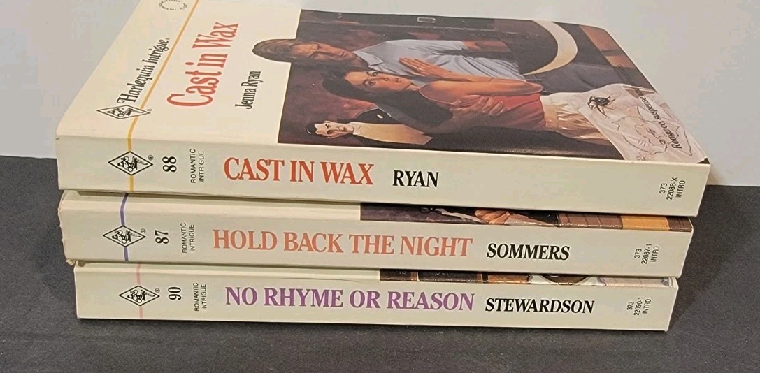 Lot Of 3 Vintage Romance Harlequin Intrigue American Paperback Books Mixed Lot