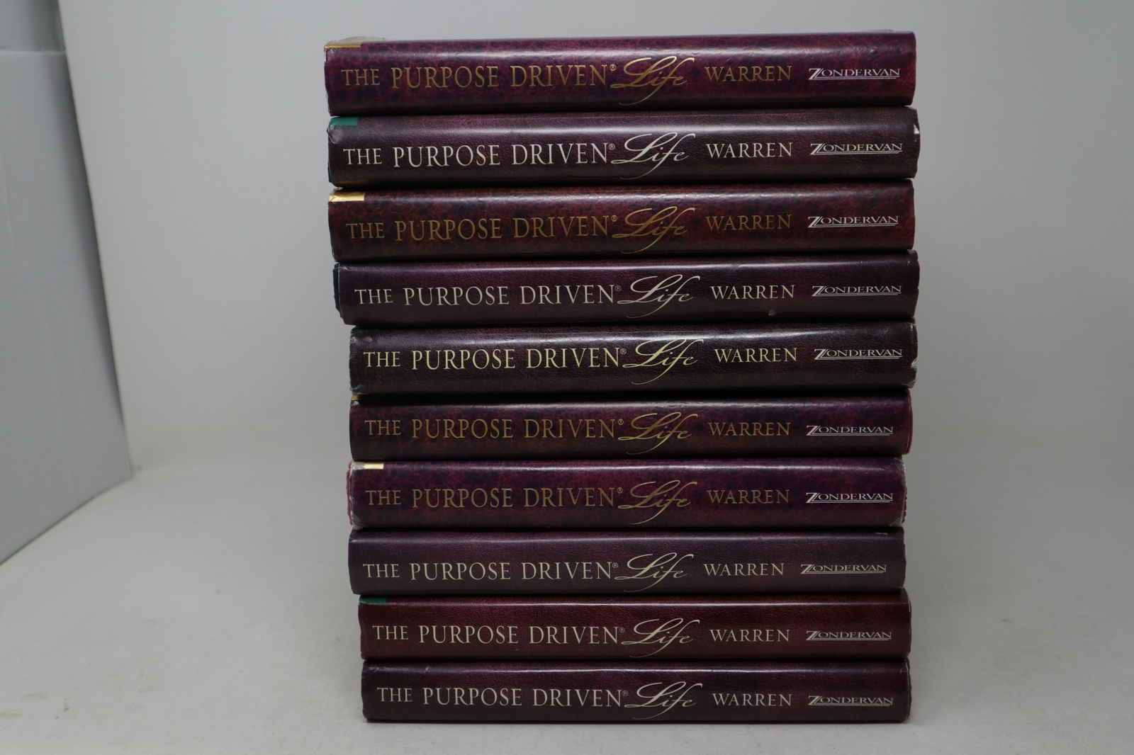 Lot of 10 Copies of The Purpose Driven Life by Rick Warren – Hardcover