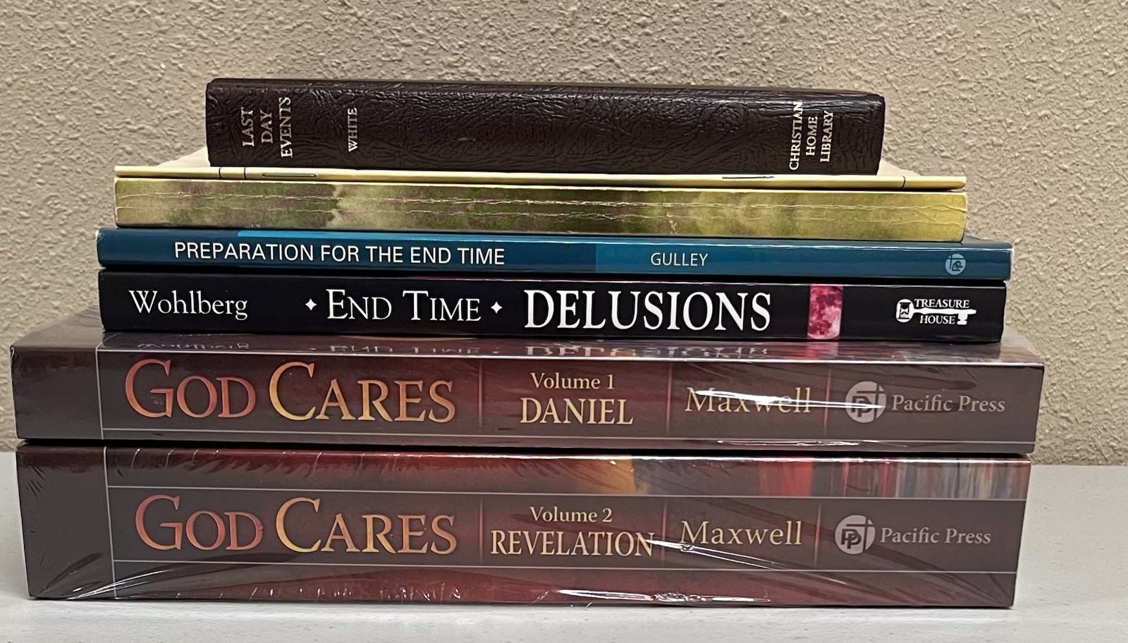 Prophecy Last Day events, Lot of 7 books for study – Seventh-day Adventist