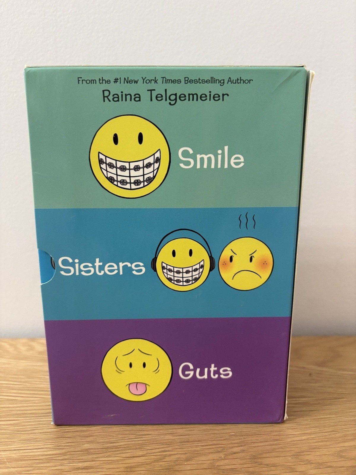 Smile Guts Sisters 3 Books Set Raina Telgemeier Tween EXCELLENT Graphic Novel