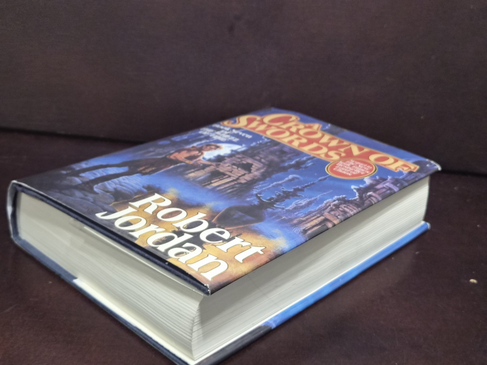 Robert Jordan A CROWN OF SWORDS 1996 Wheel of Time 1st Ed 1st Print HCDJ VG