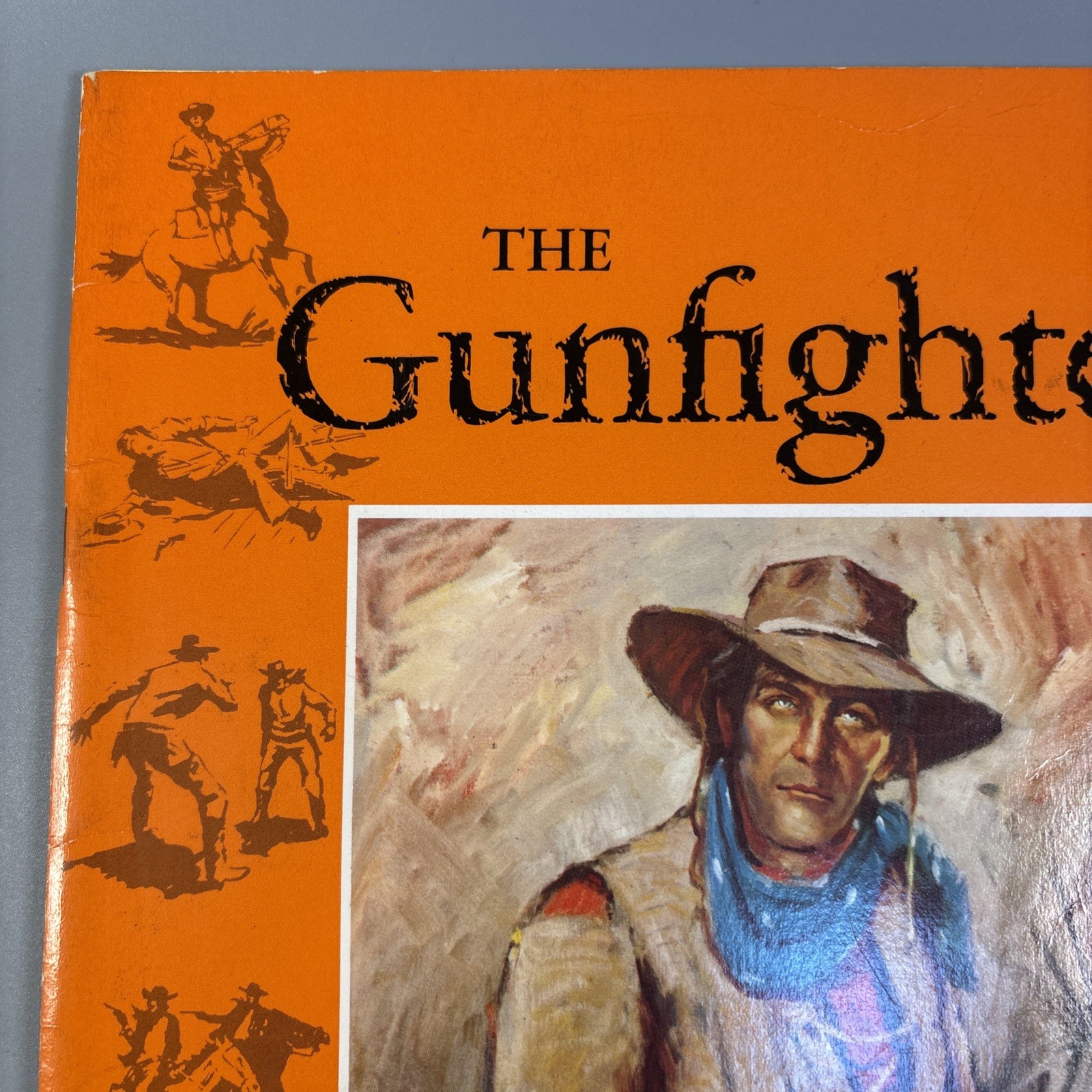 The Gunfighters Lea F McCarty 1959 Illustrated Color Prints Vintage Western