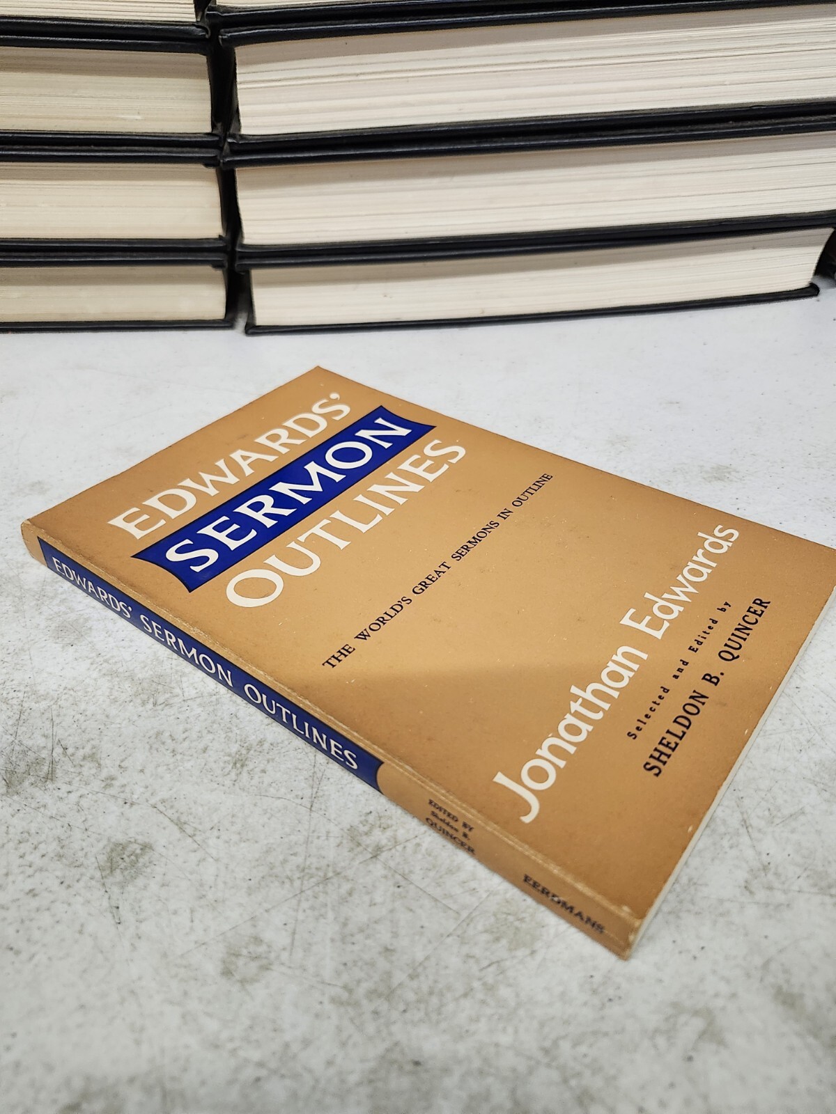 Edwards‘ Sermon Outlines 1971 Christian Preaching Theology Pastor Bible Study