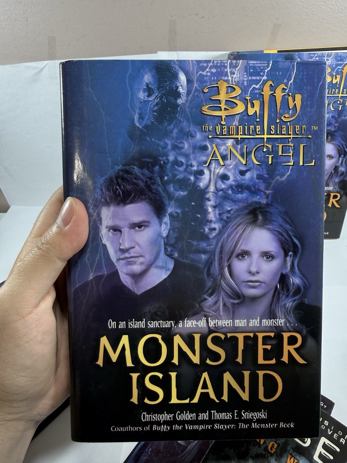 Lot Of 5 Buffy The Vampire Slayer Angel Monster Island Hardcover Books + Unseen