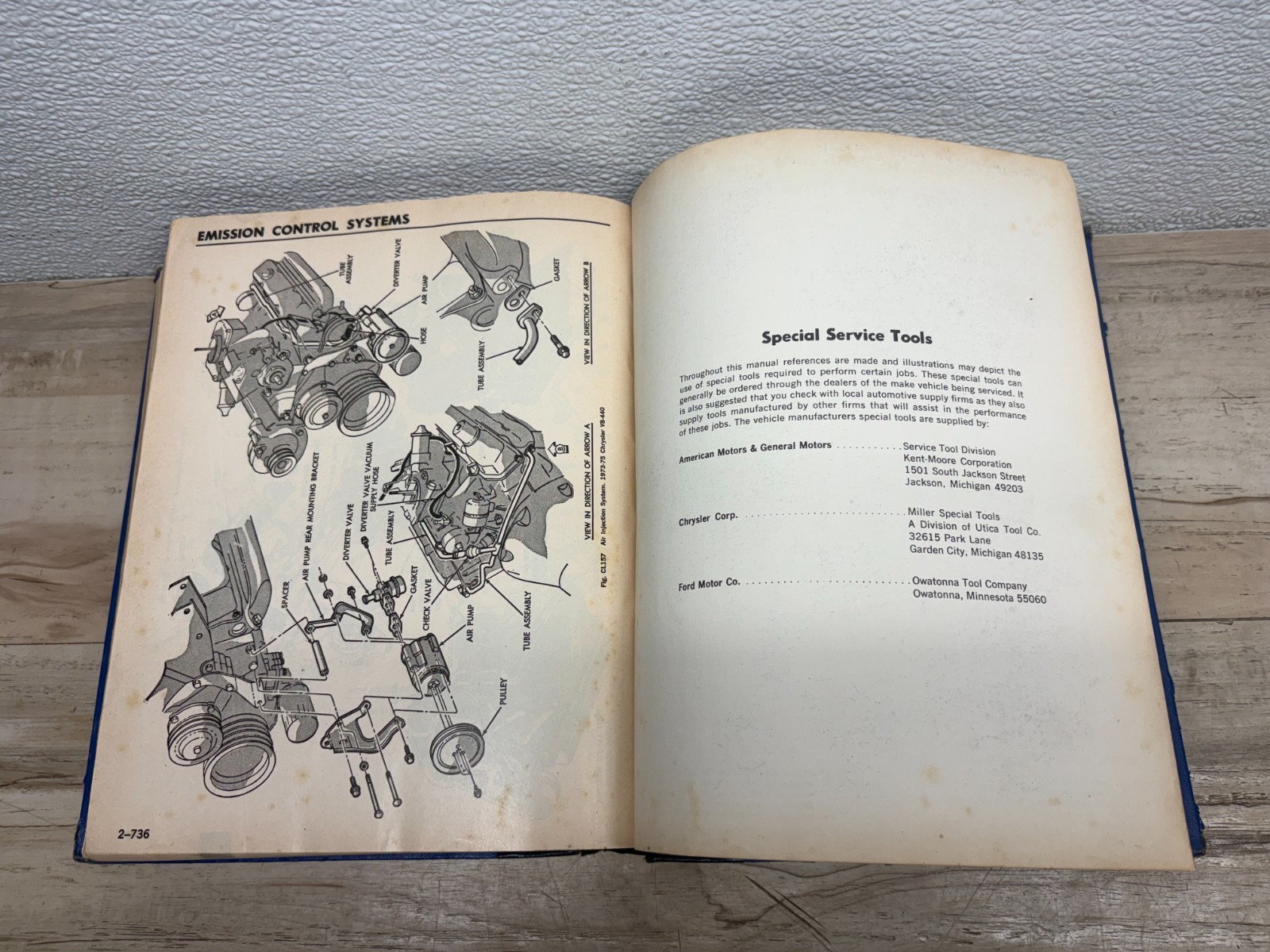 Vtg 1976 Motor Auto Repair Manual 39 Th Edition Hardcover Book