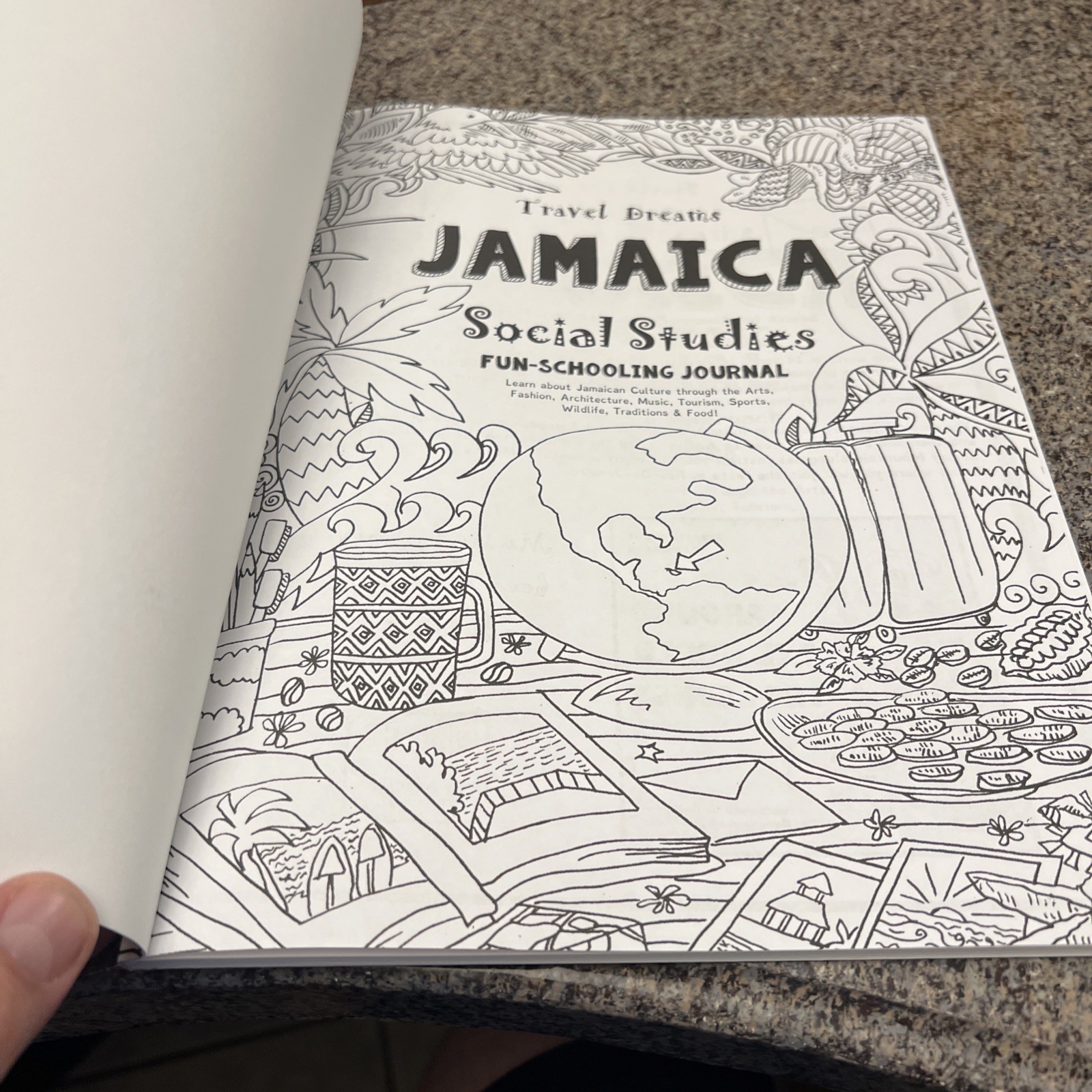 Travel Dreams Jamaica Social Studies Fun-School Journal (2018, Trade Paperback)
