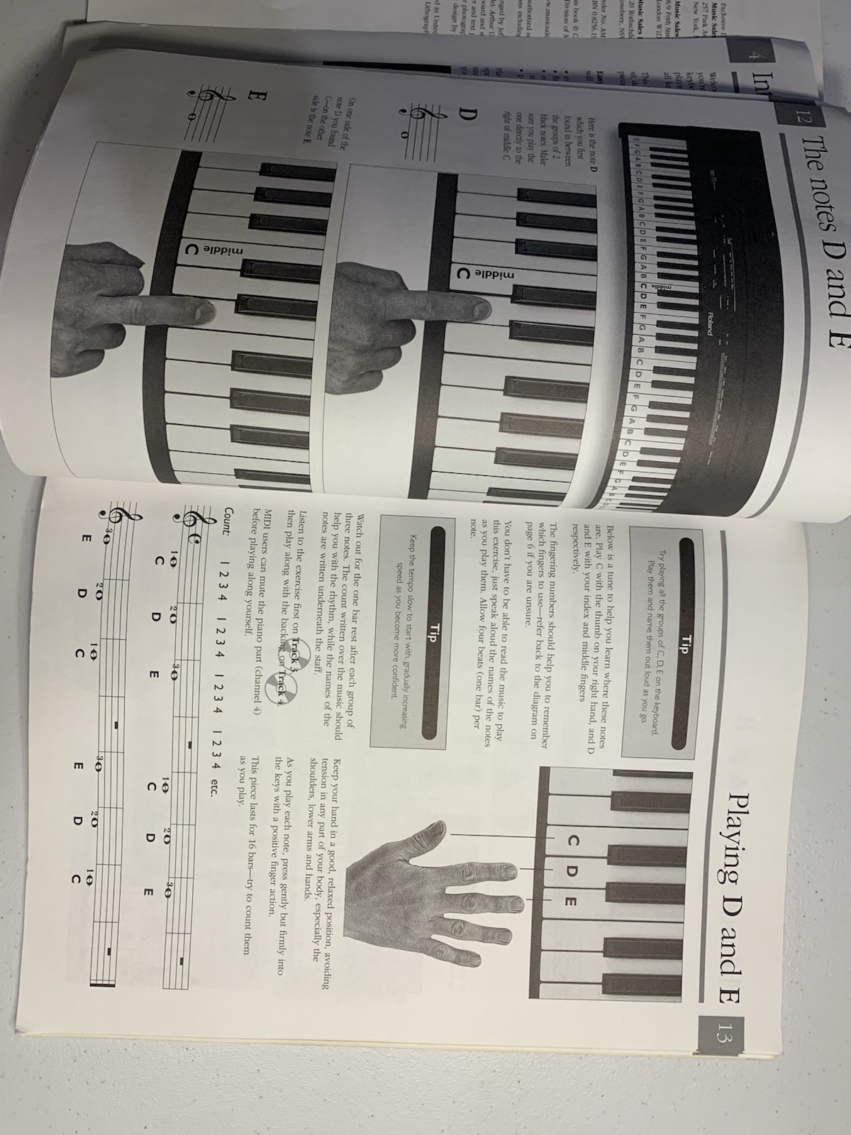 Absolute Beginners Keyboard Book w/ SEALED DVD 2002 Amsco