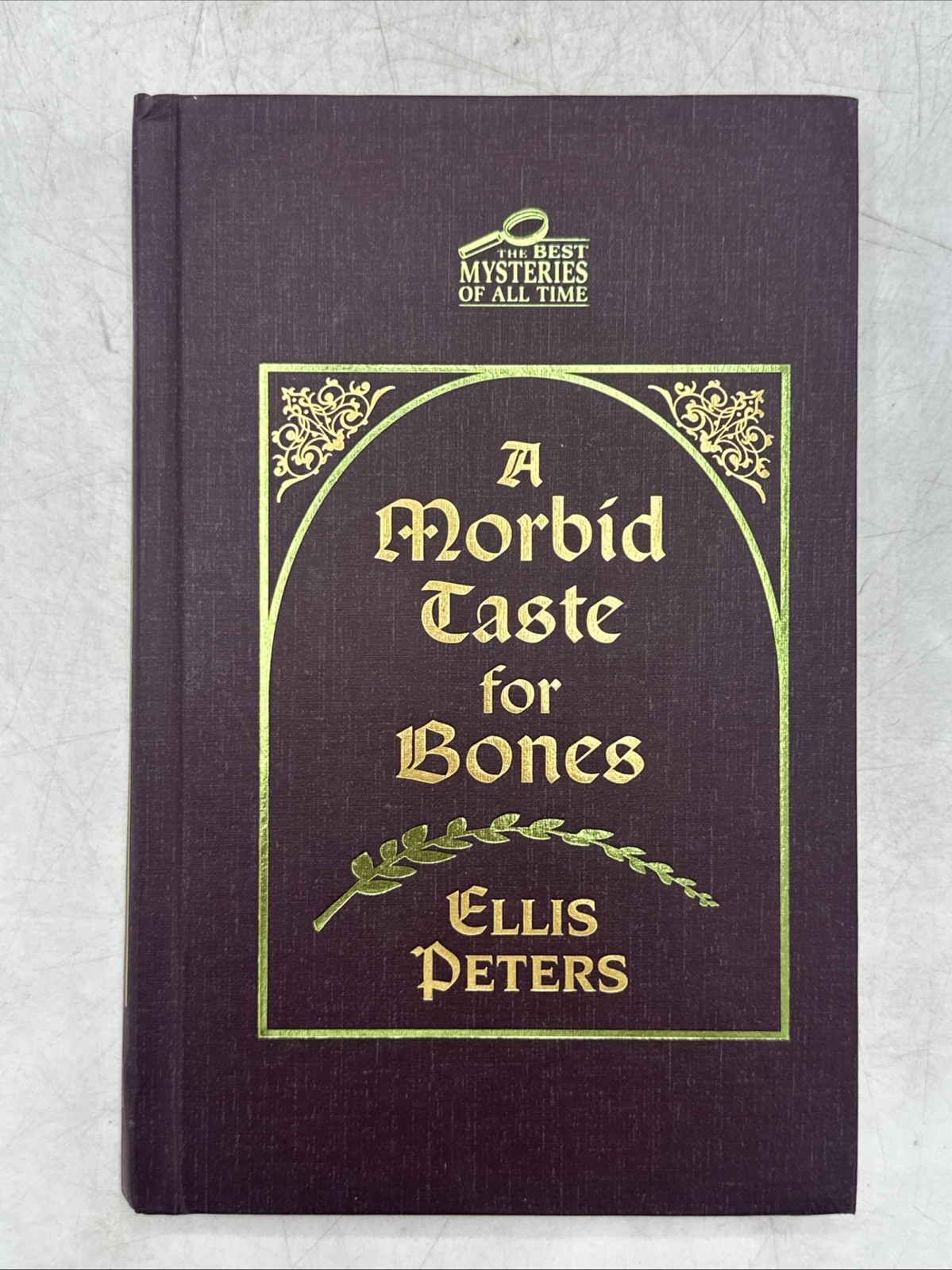 Ellis Peters – A Morbid Taste for Bones Hardcover Book Impress Mystery – GOOD