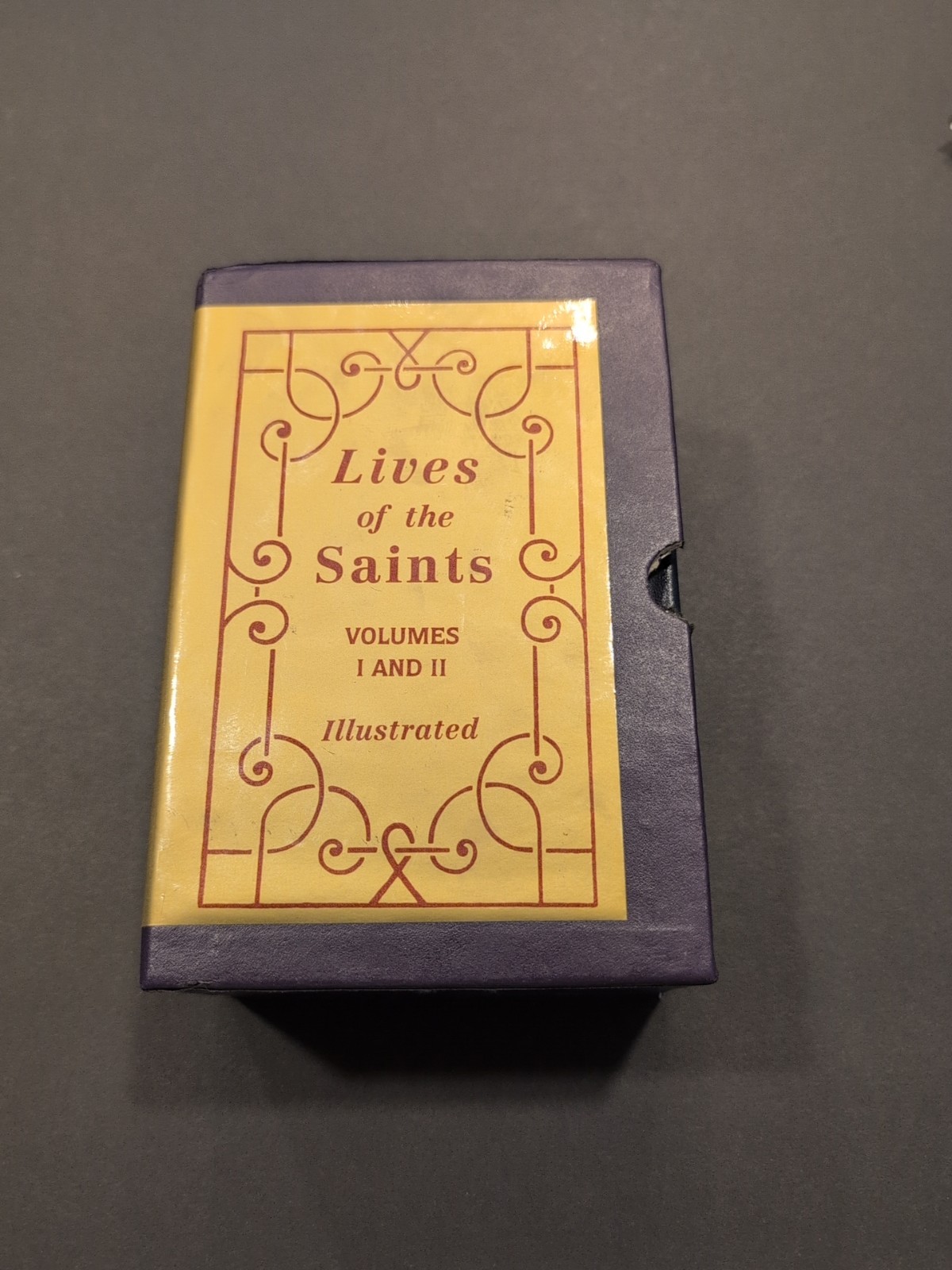 Lives of the Saints 2-Volume Set Illustrated Hardcover Catholic Book Publishing