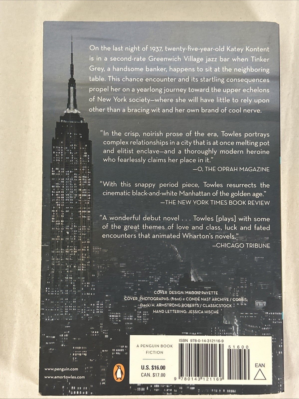 Rules Of Civility A Novel – Amor Towles