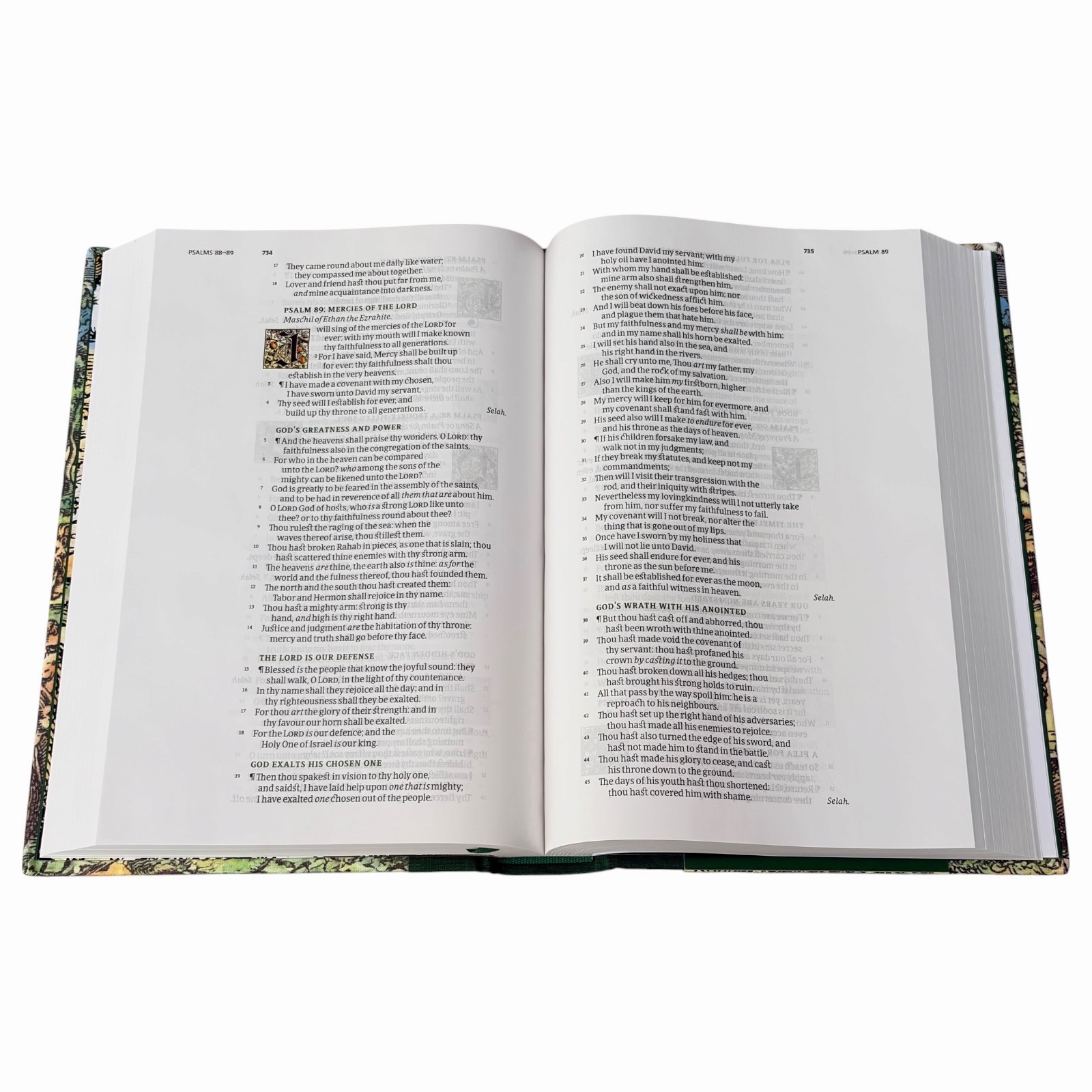 KJV Majestic Illuminated Bible by FaithWords Hardcover Book UK Import