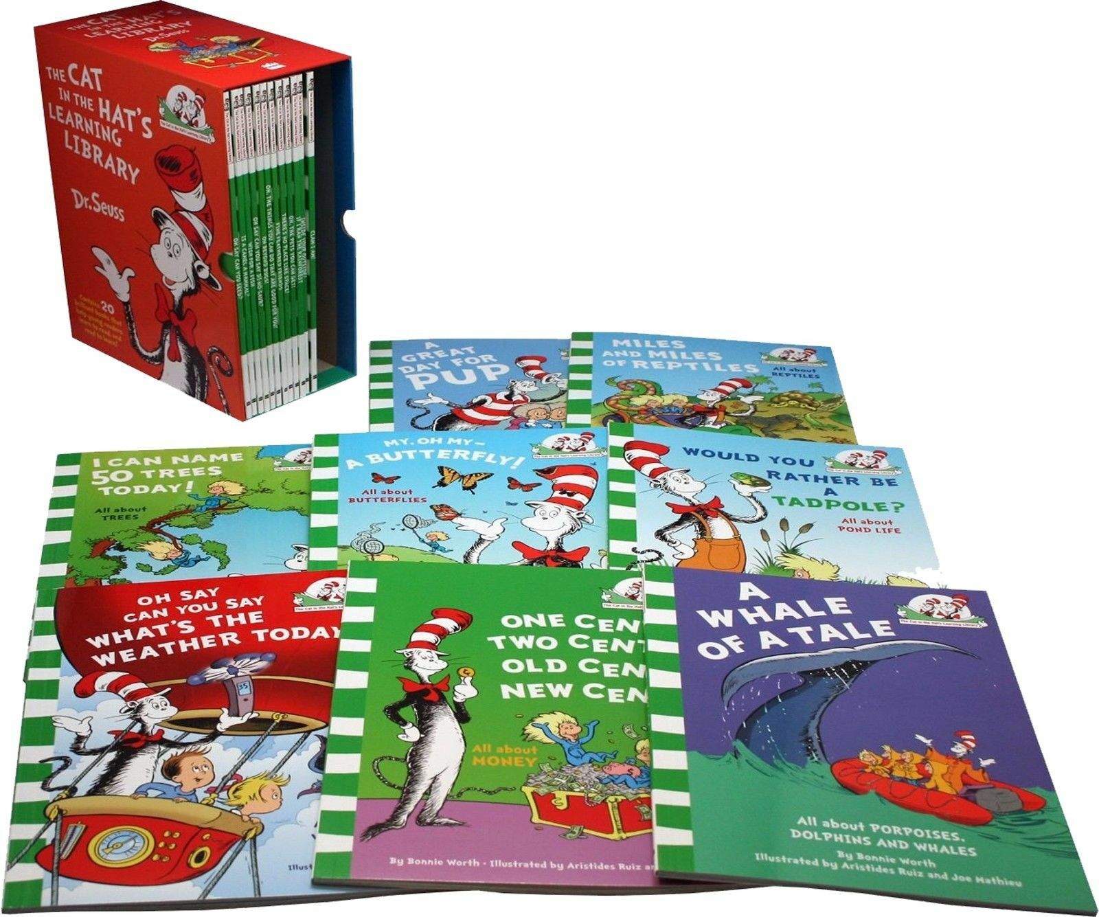 The Cat In The Hats Learning Library 20 Books Boxset By Dr. Seuss NEW Paperback