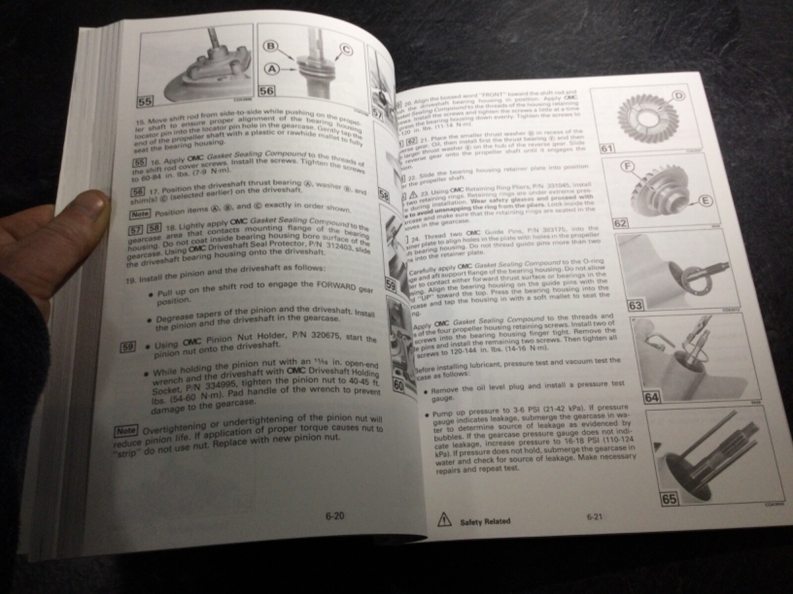 1997 Johnson & Evinrude „EU“ 50, 60, 65 70 HP 3-Cylinder Outboard Service Manual
