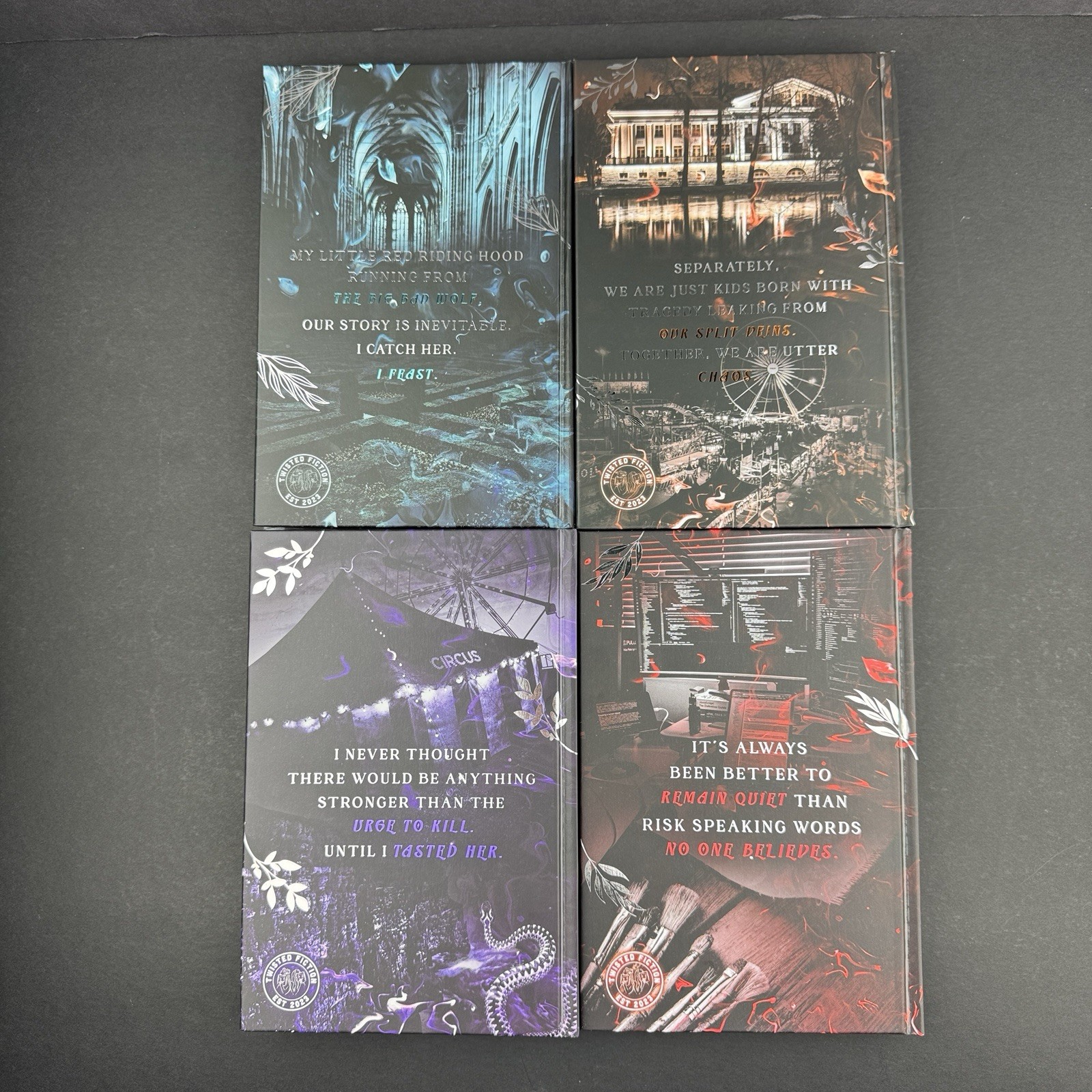 Twisted Fiction Monty Jay Hollow Boys Special Edition 4 Hardcover Book Set New