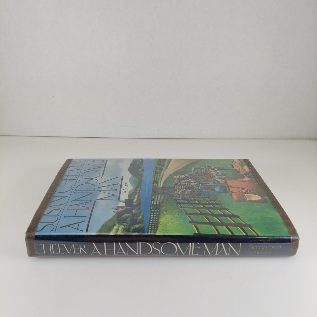 A Handsome Man Susan Cheever 1981 Simon And Schuster 1st Print HCDJ Ex-Library