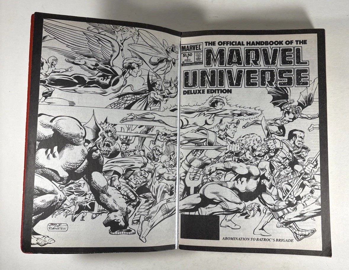 The Official Handbook of the Marvel Universe Deluxe Edition Vol 1 & 2, PBs