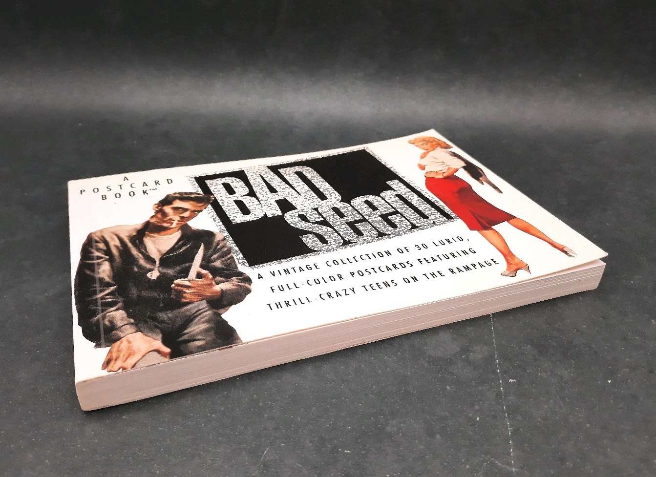 BAD SEED Postcard Book 30 Cards ~ 1950s Teen Delinquent Pulp Fiction Art