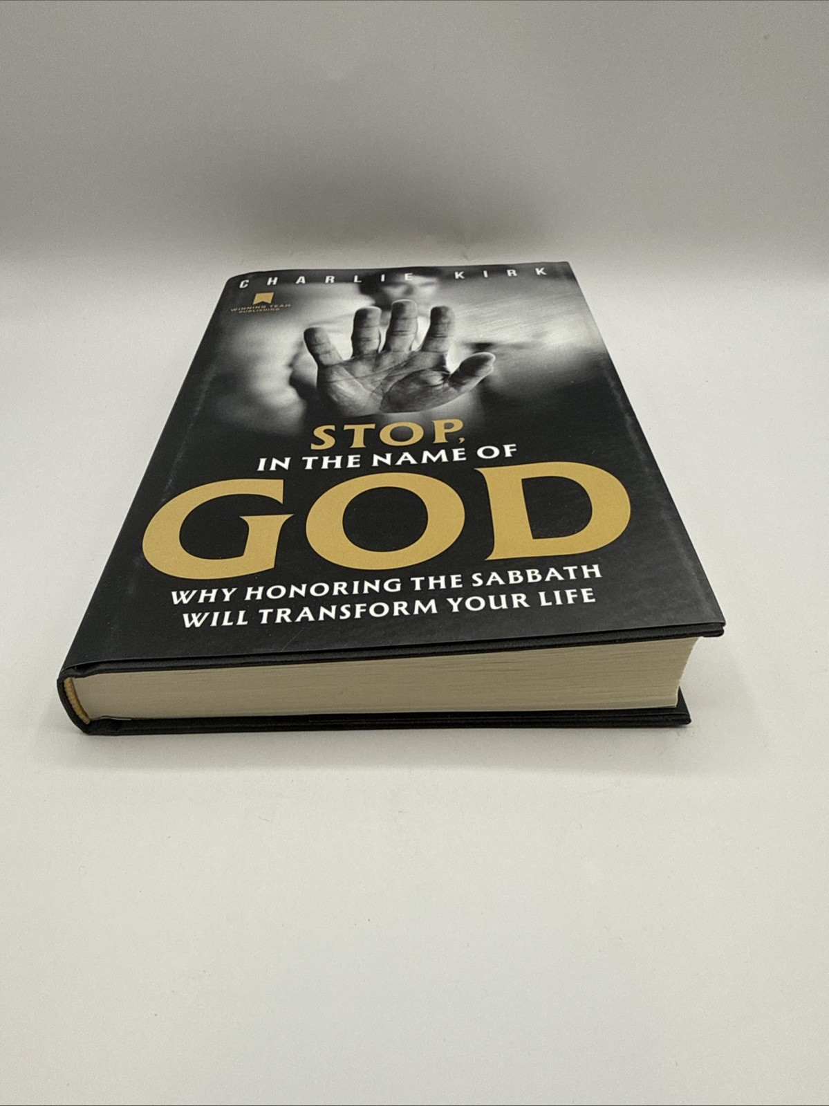 Stop, In the Name of God By Charlie Kirk 2025 Hardcover Book HC/DJ First Edition