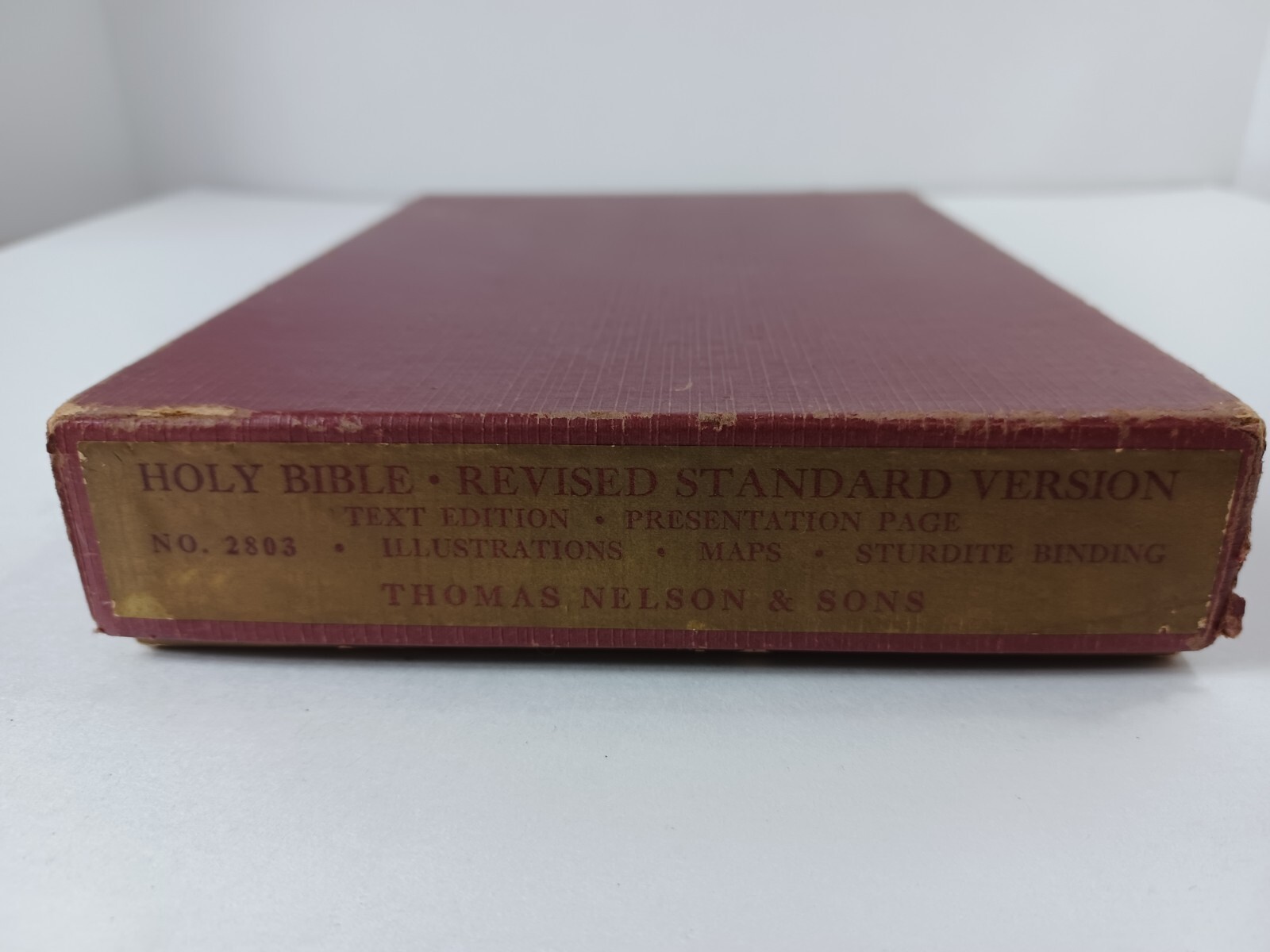 Vintage Holy Bible Revised Standard Version 1953 Nelson # 2803 in Original Box