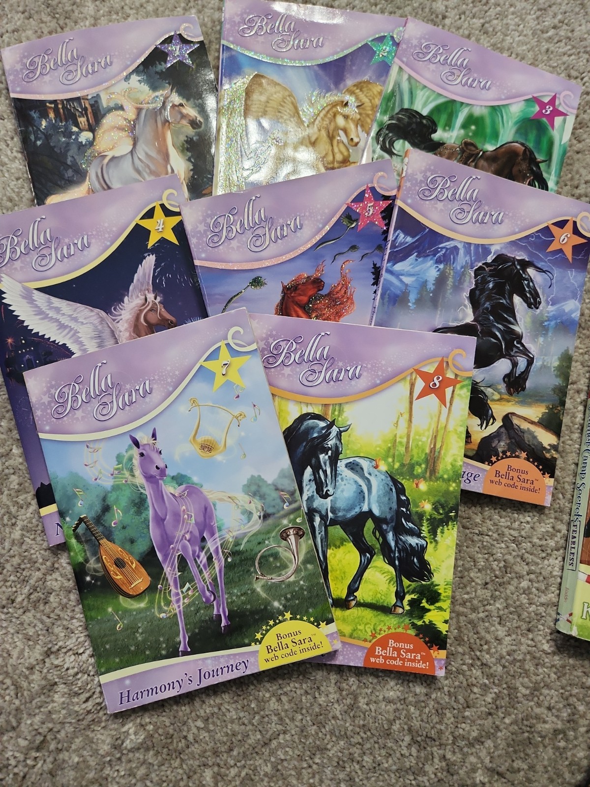 10 Horse Books Kids YA Bella Sara Series Kathryn Lasky Summer Camp Secrets