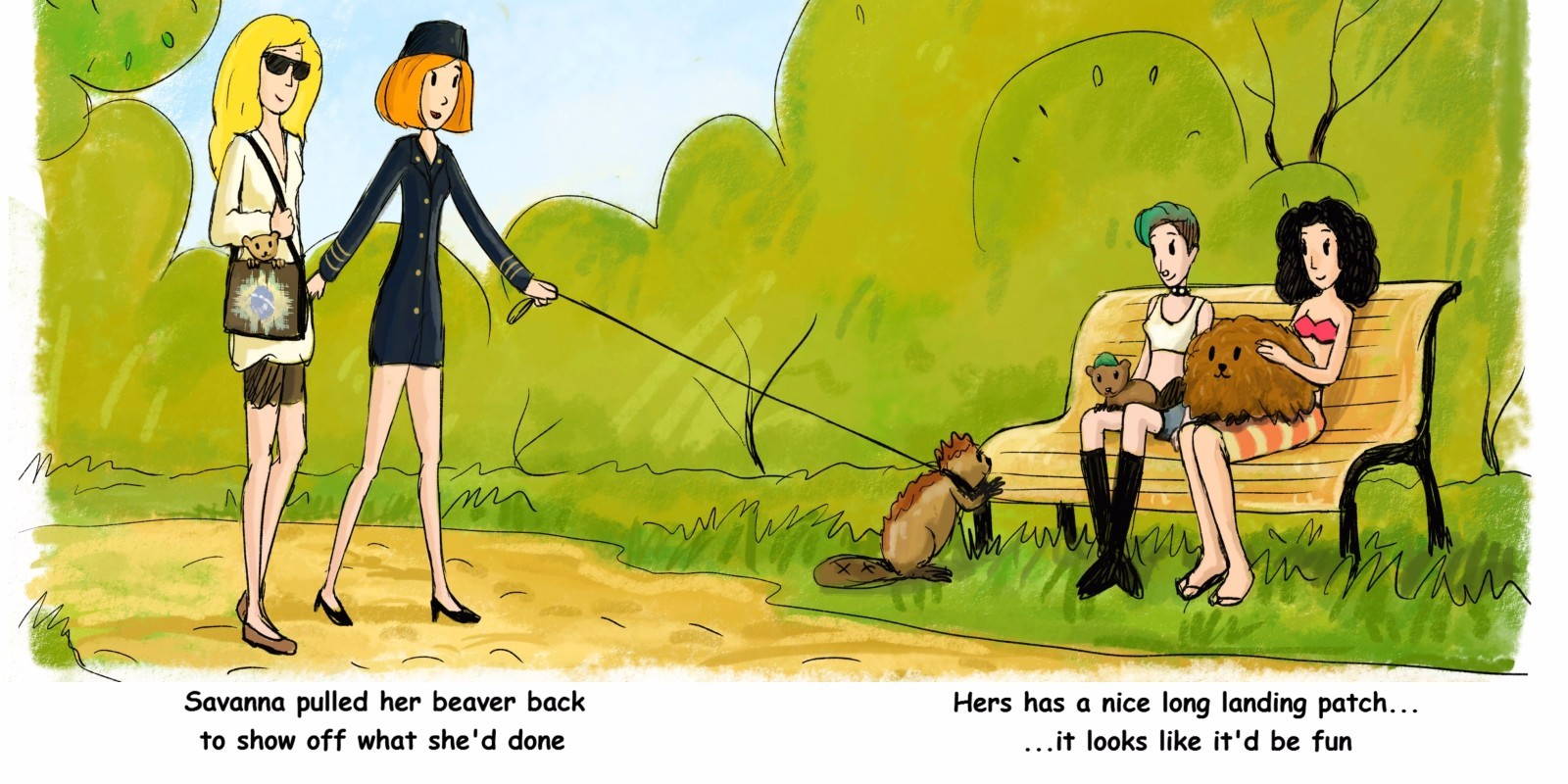 Brenda’s Beaver Needs a Barber HARD COVER–Physical Book