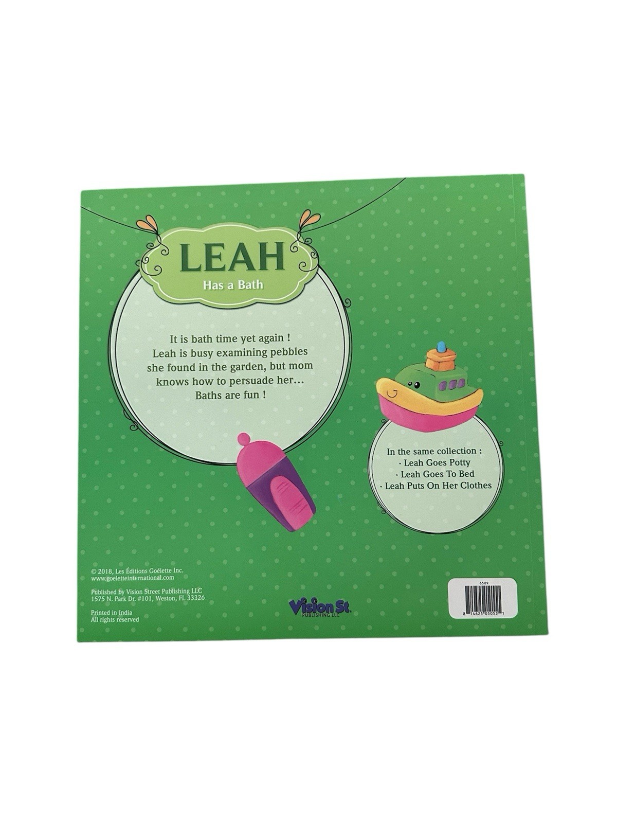 Leah Has A Bath A Storybook for Kids Learning Fun Discipline and Skill