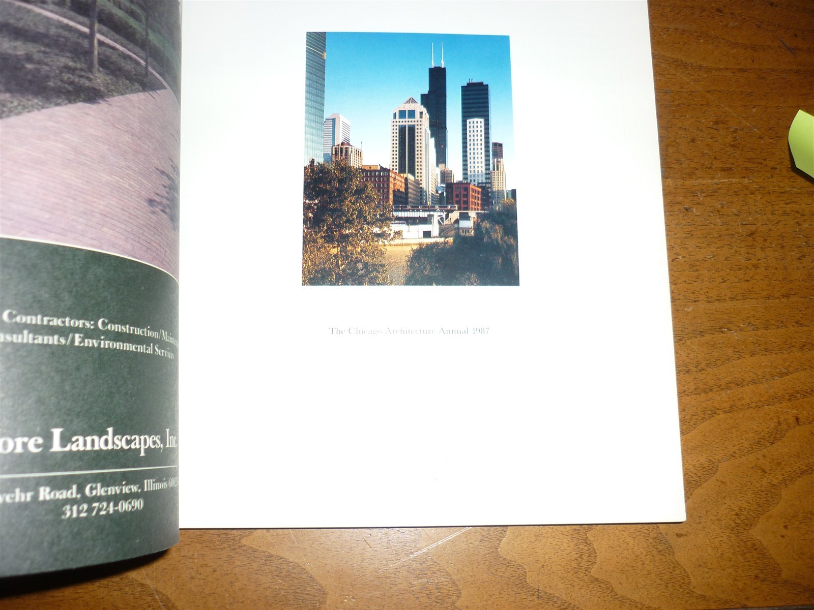 Chicago Architecture Annual 1987. Softbound. Near ine copy.