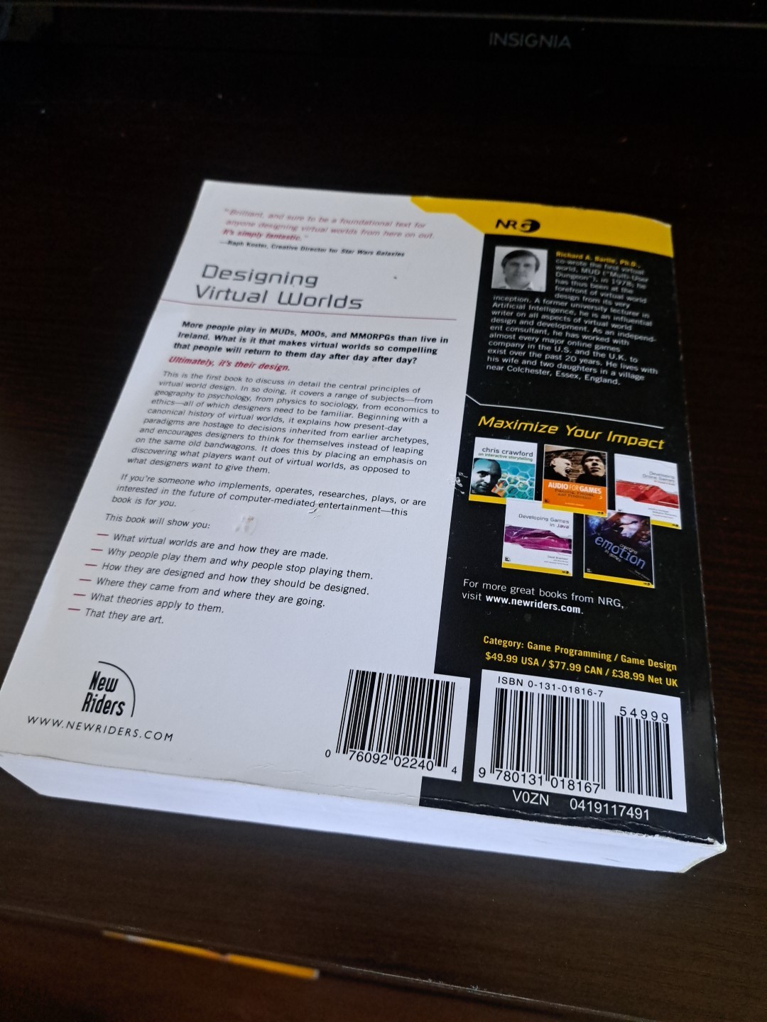 DESIGNING VIRTUAL WORLDS By Richard A. Bartle